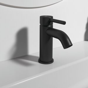 Ideal Standard mitigeur lavabo BC822XG Silk Noir, avec bouton-poussoir garniture de vidange