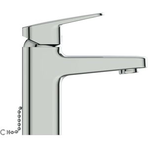 Ideal Standard mitigeur lavabo BD210AA saillie 103mm, chromé, avec chaîne - Publicité