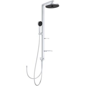 Système de douche Ideal Standard Alu+ BD585SI à combiner avec robinetterie apparente, Silver - Publicité