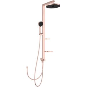 Systeme de douche Ideal Standard Alu+ BD585RO a combiner avec robinetterie apparente, rosace