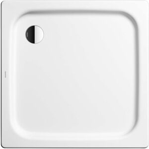 Kaldewei Duschplan receveur de douche 440248043001 100 x 100 x 6,5 cm, effet perlant blanc, avec support - Publicité