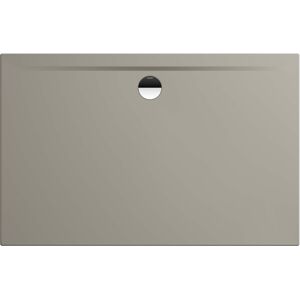 Kaldewei Superplan zero receveur de douche 358047983670 100x140cm, support receveur extra-plat, effet perlant , warm grey50