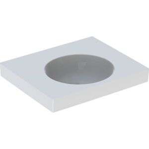 Geberit Preciosa II lavabo 123261000 60 x 50 cm, blanc, sans trou pour robinetterie et trop-plein