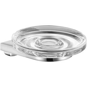 Keuco Moll soap holder 1275501900 avec coupelle en cristal, chrome