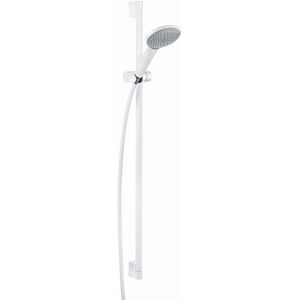 Kludi Freshline set de douche 6784091-00 blanc / chrome , avec barre murale 900mm, patins, douchette