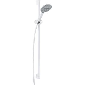 Kludi Freshline douche match0 6794091-00 blanc / chrome, barre murale 900 mm, patins, douchette 3S