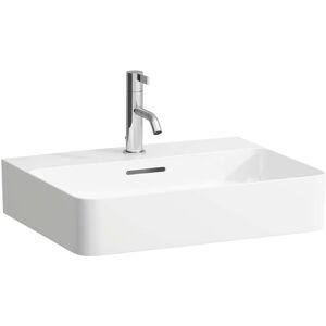 Lavabo LAUFEN VAL 8102824001081, 55x42cm, LCC, 3 trous robinetterie et trop-plein, ceramique saphir