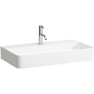 Lavabo LAUFEN VAL, 75x42cm, avec trou pour robinetterie, sans trop-plein, ceramique saphir