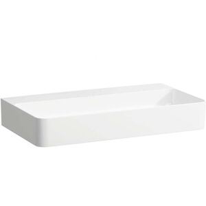 Lavabo a poser LAUFEN VAL 8162850001121 75x42cm, sans trou pour robinet ni trop-plein, ceramique saphir