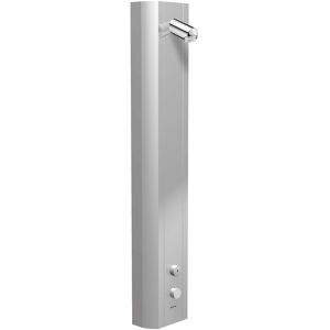 Schell Linus douche murale 008240899 aluminium anodise, thermostatique, faible aerosol, DK