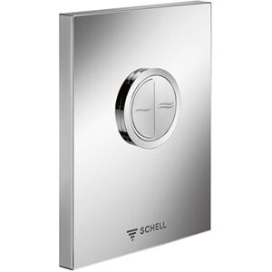 Schell Edition eco WC plaque d'actionnement 028140699 chrome, basse pression, double chasse