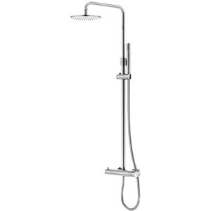 Steinberg Serie 100 systeme de douche 1002721 chrome, apparent, avec douche a effet Serie 100 et thermostat