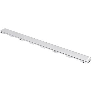 TECE Match1 grille TECE 601291 TECEdrainline verre blanc 1200 mm Inox poli