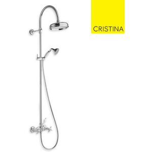 Colonne De Douche Retro Complete Chrome Chambord - Cristina Ondyna Ch17351