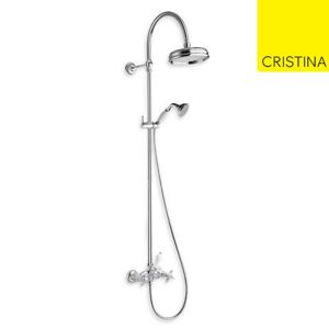 Colonne De Douche Retro Complete Chrome Chambord - Cristina Ondyna Ch17351