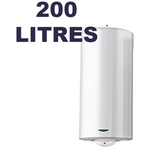 Chauffe-Eau Électrique Vertical Au Sol 200 Litres - Sageo - Ariston 3000591 - Publicité