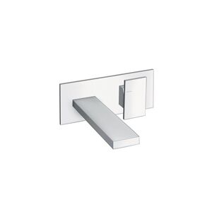 Cristina Ondyna Lavabo Mural Tabula Avec Plaque Saillie 18 Cm Chrome Robinetterie Tabula - Cristina Ondyna Ta25651