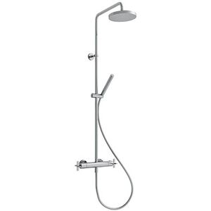 Colonne De Douche Cross Road Thermostatique Complete Chrome Robinetterie Cross Road - Cristina Ondyna Cr48651