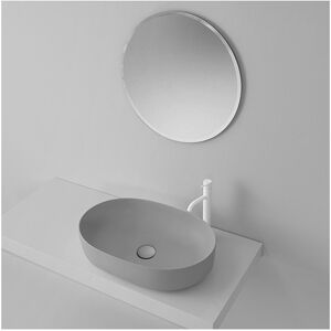 CRISTINA ONDYNA Lavabo A Poser Nolita 60x40 Sans Trou Griggio Mat Robinetterie Vasques - Cristina Ondyna Nol534359