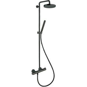 Colonne De Douche Triverde Thermostatique Complete Chrome Noir - Cristina Ondyna Tv48672