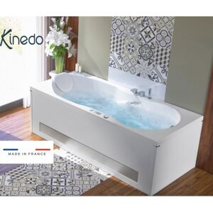 Kinedo Baignoire Balnéo Romanza 170x75 Cm Tête À Gauche Mix Color - Kinedo Broh775bgmco1