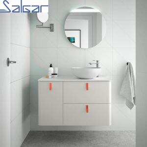 Meuble De Salle De Bains 1200 Gauche Nata Uniiq - Salgar 24671