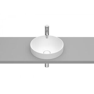 Vasque Semi-Encastree Round En Fineceramic Inspira 37x37 Blanc Mat - Roca A32752r620