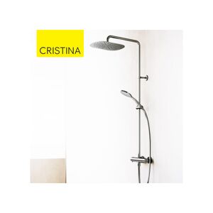 Colonne De Douche Thermostatique Chrome Foil - Cristina Ondyna Fl48651