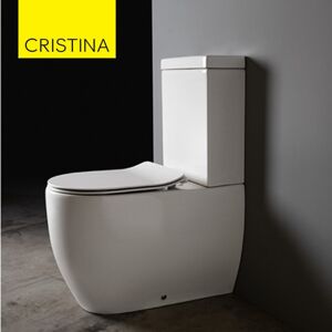 Wc Monobloc Ceramique Blanc Brillant Ciotola - Cristina Ondyna Wci201301