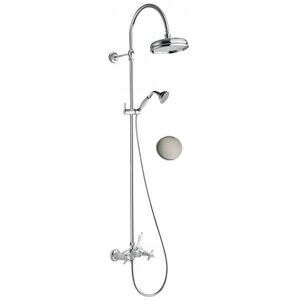 Rainsworth ensemble de douche encastré, kit douche chromé avec