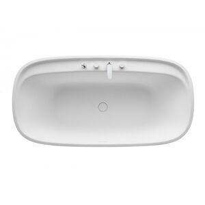 ROCA Baignoire Ovale En Surfex® Perçée 4 Trous Pour La Robinetterie 1846x937 Blanc Beyond - Roca A248453000