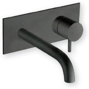 Cristina Ondyna Mitigeur Pour Lavabo Mural Saillie 22,5 Cm Blackmat Triverde - Cristina Ondyna Tv25813