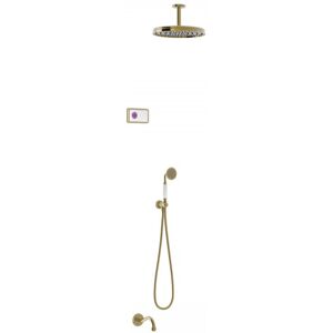 TRES Kit De Douche Thermostatique Électronique Et Encastré Shower Technology · Contrô - Tres 09226302lv