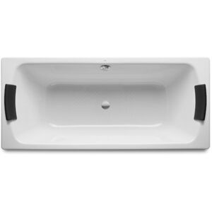 Baignoire Acier Émaillee Avec Fond Antiderapant 1700x750 Blanc Lun - Roca A221370000