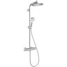 Colonne de douche CROMETTA S 240mm / 1 jet avec mitigeur thermostatique - HANSGROHE - 27268000