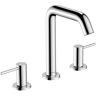 Hansgrohe 3 trous WTA 150 73330000 avec ouverture par poussée garniture de vidange chromé