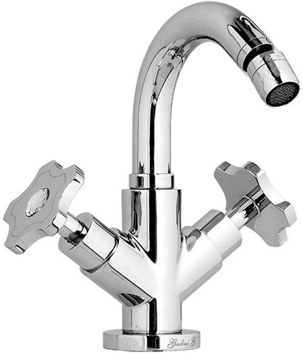 Giulini G.Rubinetteria Robinet pour bidet Gio Crystal à un trou - chrome