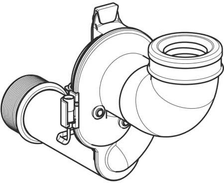 Geberit UR siphon vertical avec Sensor 242151001 pour commandes UR à partir de 2009