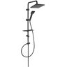 Κολόνα σταθερού ντους SQUERTO LUX Black NP24-BL FERRO