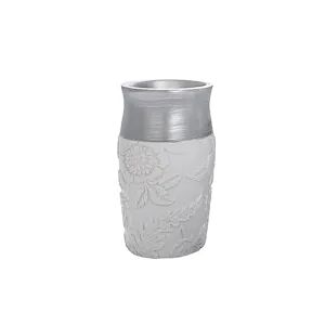 Aquasanit Damasco Bicchiere Bianco/argento Codice Prod: Qd6100wk