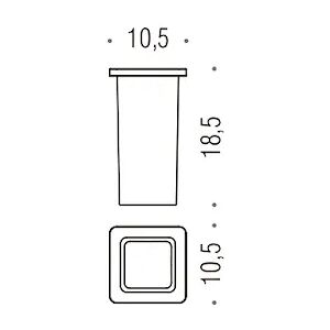 Colombo Design Over B7050 Scovolo Vetro Acidato Naturale Codice Prod: B70500-Van