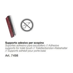 Koh-I-Noor Supporto Adesivo Porta Scopino Sospeso Codice Prod: 7498