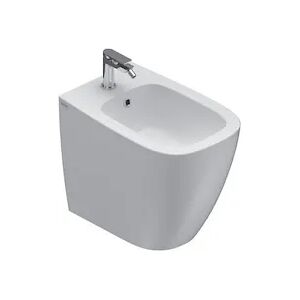 Ceramica Globo Genesis Bidet 55 1 Foro Bianco Lucido Codice Prod: Gn009bi