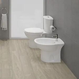 Rak Serie Karla A Terra Wc + Bidet + Sedile Codice Prod: Kawc00002+kabi00001+kasc00002