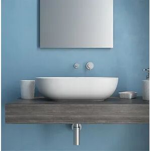 Ceramica Globo T-Edge Lavabo Appoggio 60x41 Bianco Bianco Lucido Codice Prod: B6o60bi