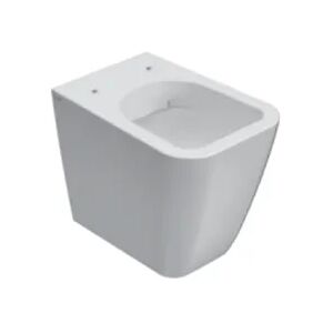 Ceramica Globo Stone Wc 52.36 Multi Senza Brida Filo Parete Con Fissaggi Ghost Bianco Lucido Codice Prod: St004bi