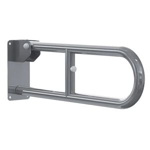 AllMobility Maniglione Ribaltabile in Acciaio Inox Lunghezza 60 Cm