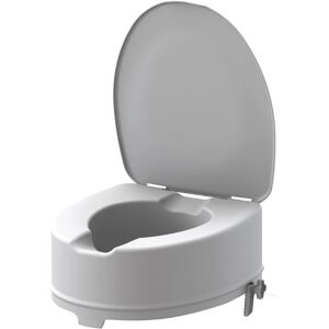 Ausilium Rialzo WC di 15 cm con Staffe e Coperchio