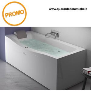 Jacuzzi Versa vasca idromassaggio 170x70 Versione destra con rubinetteria a bordo vasca