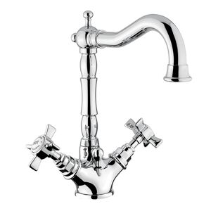 Bugnatese Princeton Miscelatore monoforo lavabo con scarico automatico Cromo